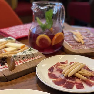 Iberico Ham and Cheese sampler