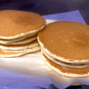 a stack of pancakes