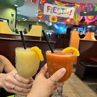 Flavored Margaritas and good vibes!