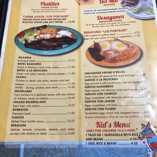 Page 2 menu