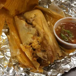 Always looking for good tamales. This is a little place in Hanford. It was good.