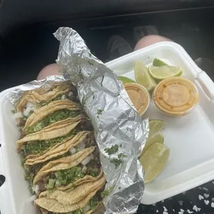Steak taco