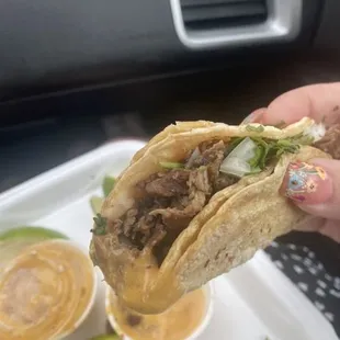 Steak tacos