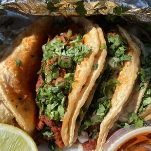 Al Pastor tacos.. not bad at all