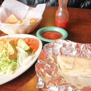 mexican food on a table