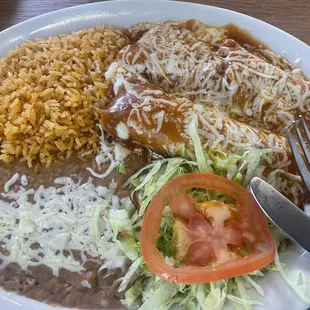 2 ENCHILADA PLATE