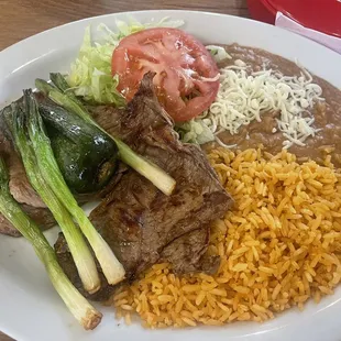 Carne asada plate