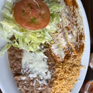 2 ENCHILADA PLATE
