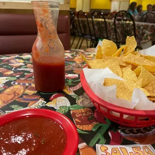 Chips and salsa.