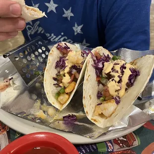 Shrimp tacos