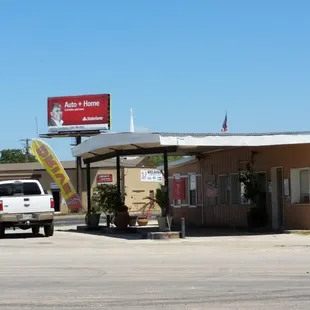 cars parked in front
