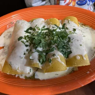 Chicken enchiladas