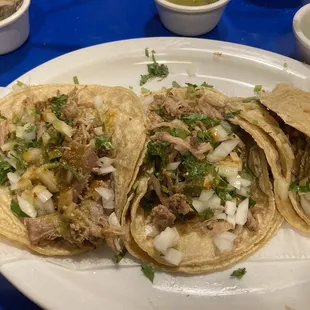 Mexican tacos (pork)