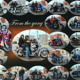 a group of motorcycles