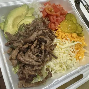Beef Fajita Salad