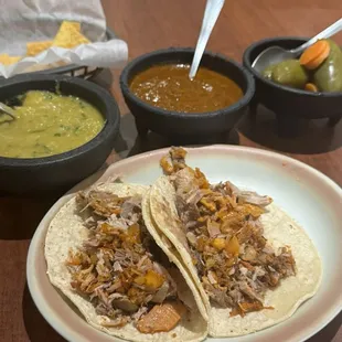 The carnitas tacos were delightful, the service outstanding, and prices very reasonable.