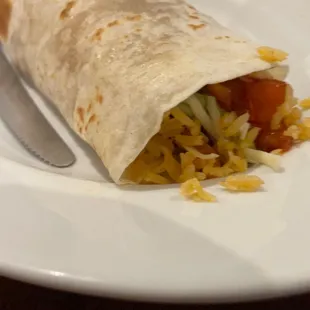 super regular burrito mixed