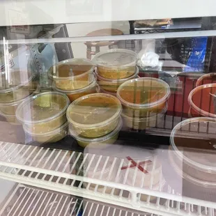 The FAMOUS "spicy green salsa" as my daughter calls it. It is INSANELY DELICIOUS!