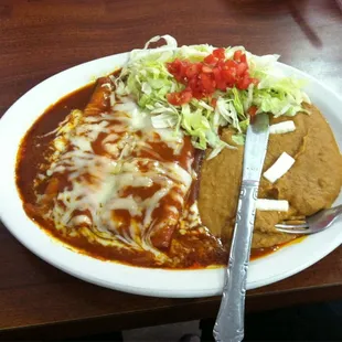 Cheese enchiladas