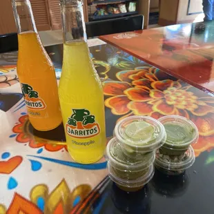 Amazing beverage selection and salsa bar