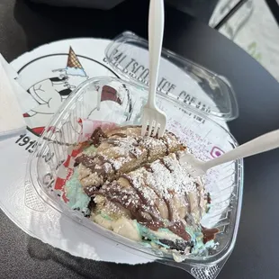 The Ice Cream Concha! Absolutely delicious!