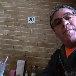 That's me, table #20