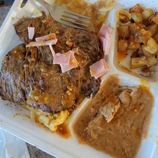 Steak omlet, AMAZING