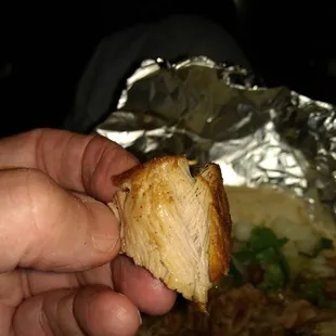 Pierna pork leg,  similar to carnitas.