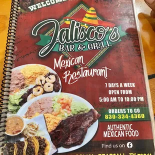 Menu...