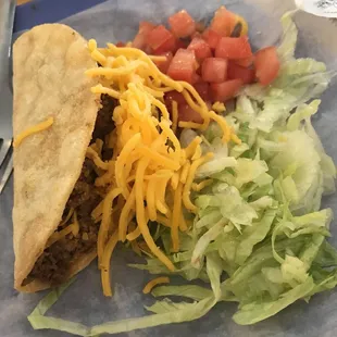 One a la carte taco