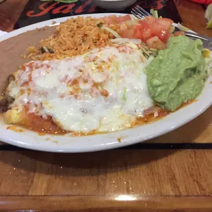 Chili relleno plate - yummy!