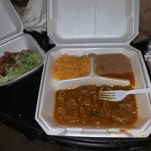 Carna Guisada plate
