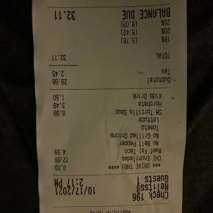 Receipt