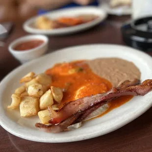 a plate of food