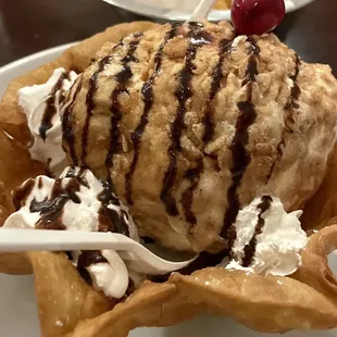 Fried ice cream on 12/22/2023