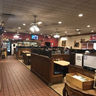 Entrance looking over main dining area.
