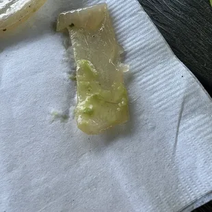 See the hair on the grilled onion , " I was like is that a hair , babe look " food was still good they just have to be more sanitary