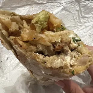 Chicken Cali burrito