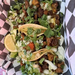 The al pastor tacos were delicious!