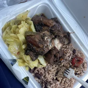 Brown-Stew Chicken Lunch
