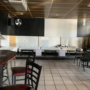 Lounge seats for their club nights?