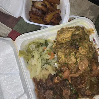 Oxtail and Curry Chicken Combo