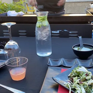 Set up before we started