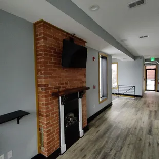 Upstairs dining area.