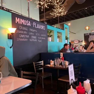 Mimosa menu