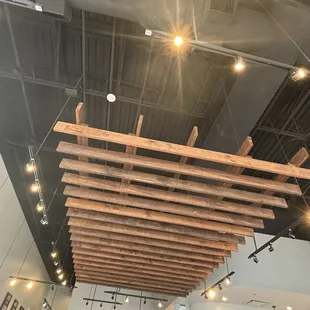 Dining area rafters