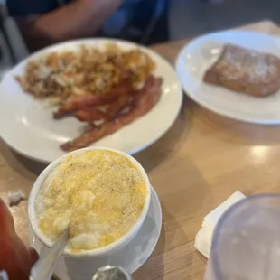 French toast breakfast(comes with eggs but substituted for hash brown)