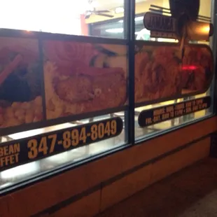 Menu outside and number