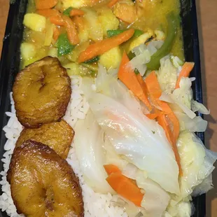 Curry coconut shrimp