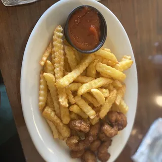 Kid's Popcorn Shrimp and Fries